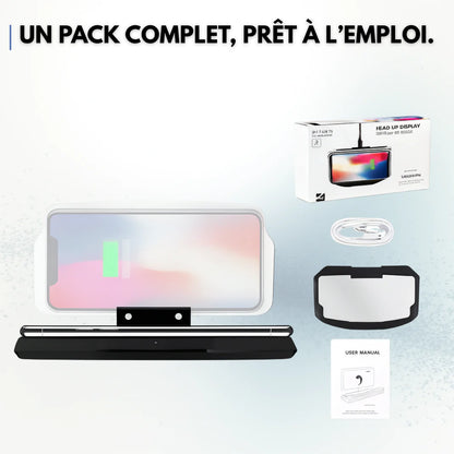 Support de véhicule avec affichage HUD – Pour une conduite connectée et sécurisée