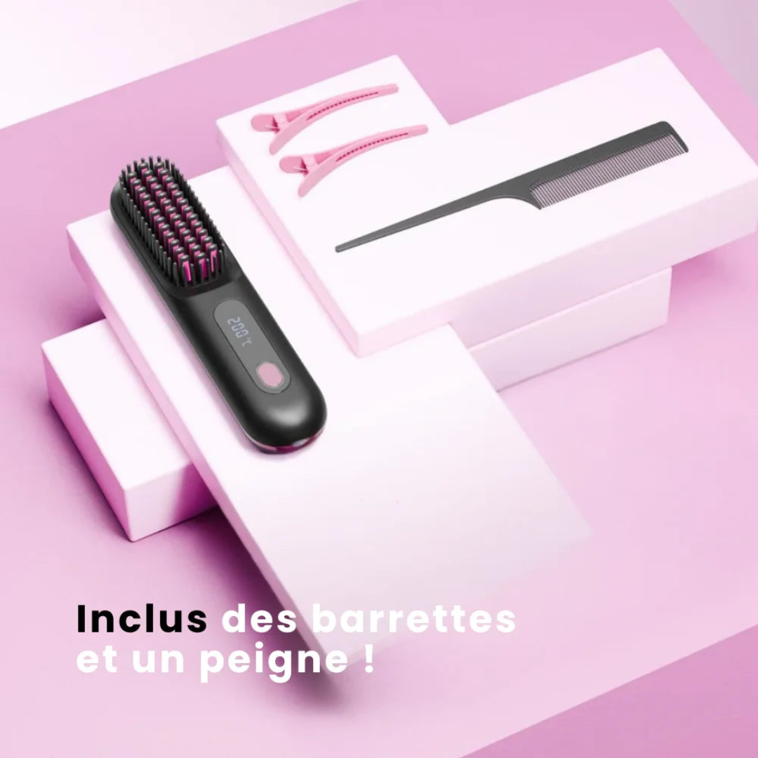 Beheizbare Glättungsbürste