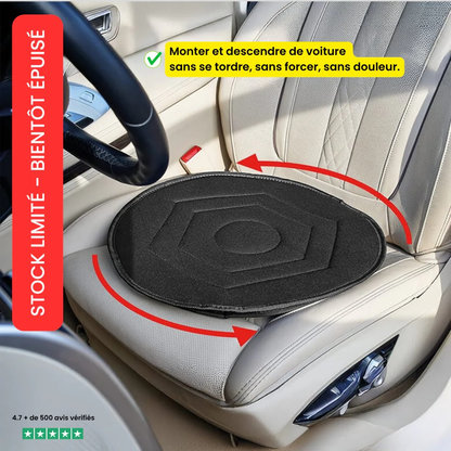 Coussin Pivotant 360° pour Voiture