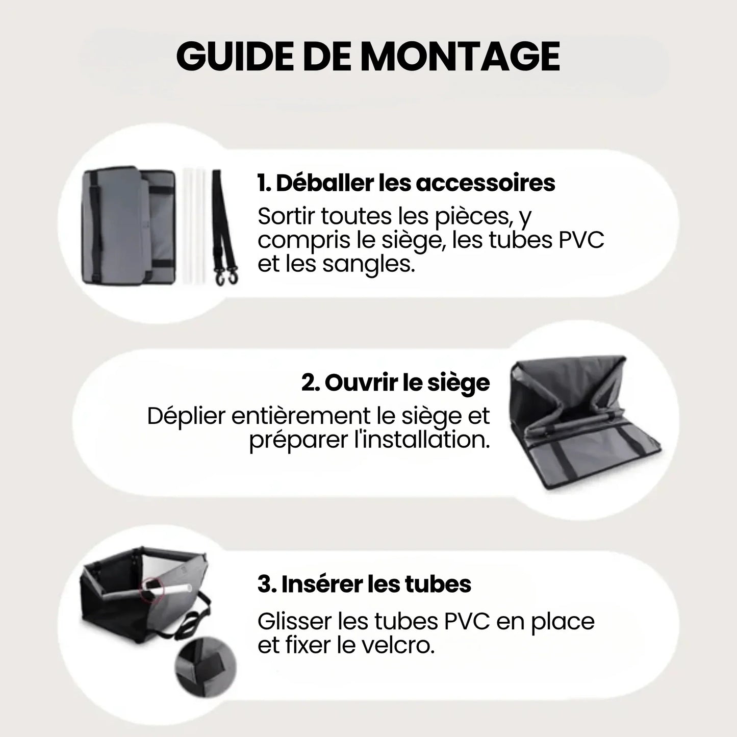 Siège de sécurité pour chat