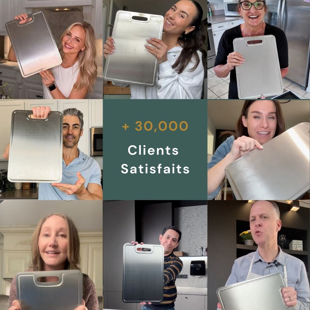 Robustes und hygienisches Schneidebrett aus Titan