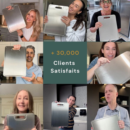 Robustes und hygienisches Schneidebrett aus Titan