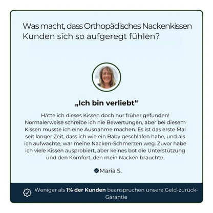 Orthopädisches Nackenkissen