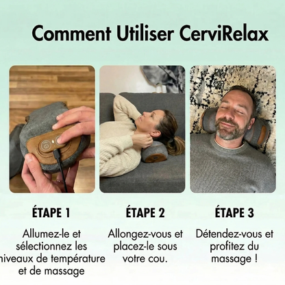 Coussin cervical chauffant de massage