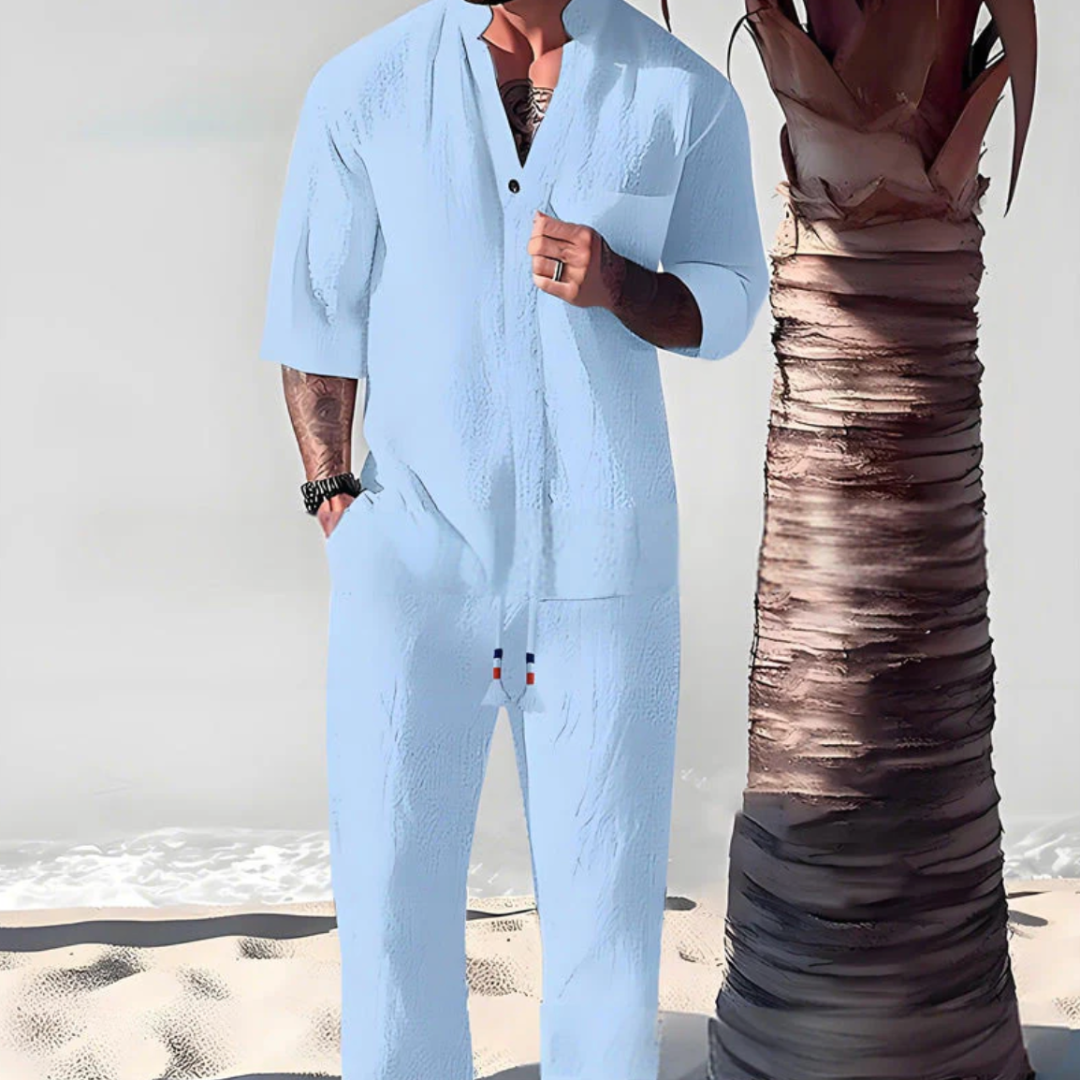 Ensemble 2 pièces en coton pour homme