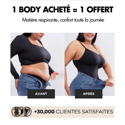 Body sculptant taille haute