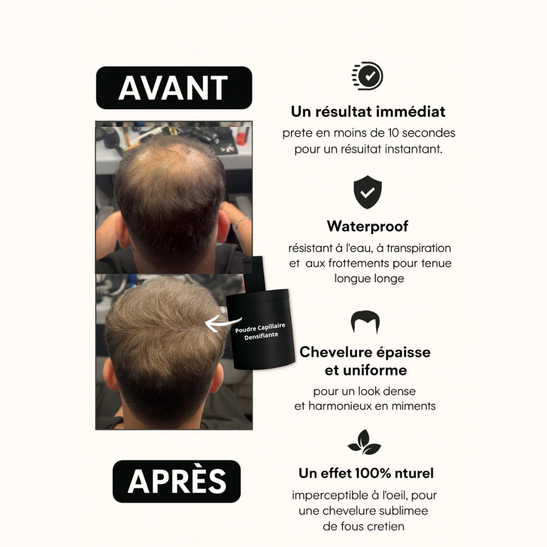 Poudre densifiante pour cheveux