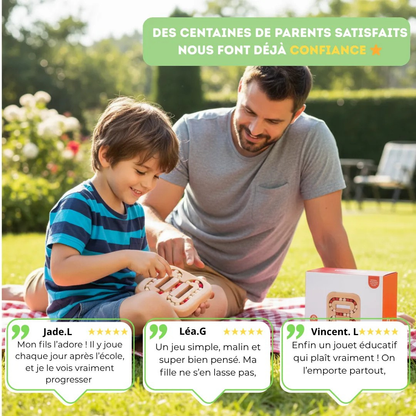 Casse-tête à billes en bois