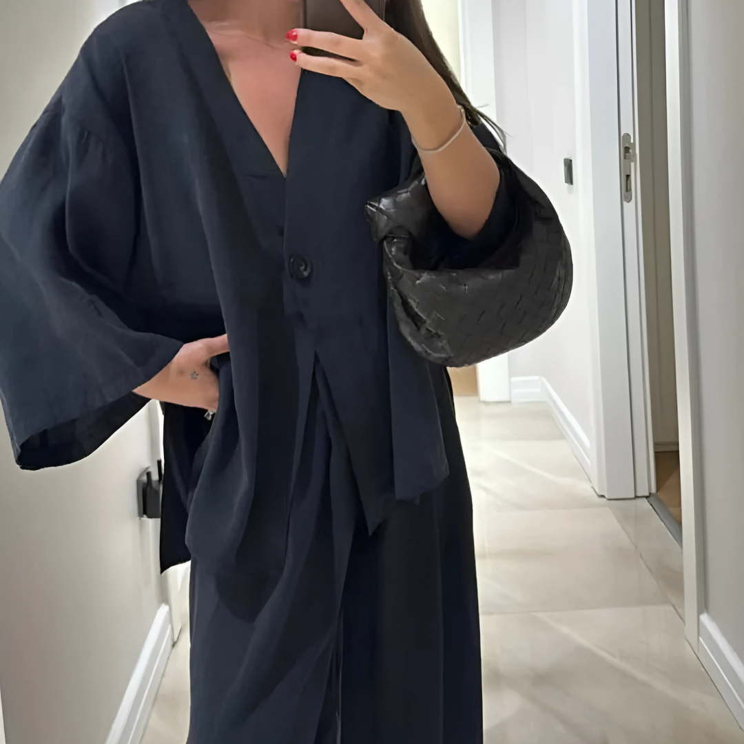 Elegantes Weitgeschnittenes Set – Lässig & Stilvoll