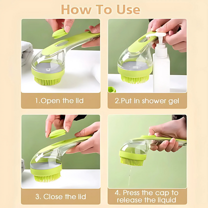 Brosse de Bain 2-en-1 pour Animaux