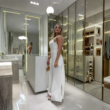 Elegante Spitzenlatzhose