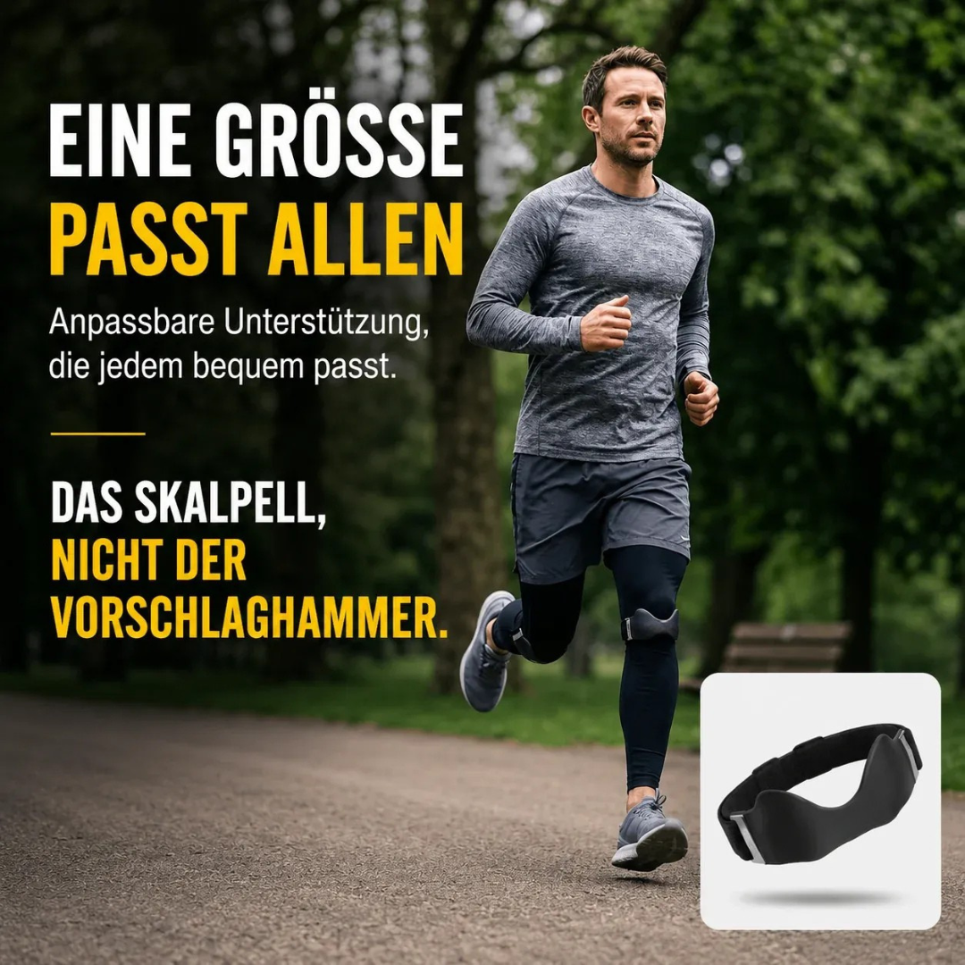 Verstellbarer Patellagurt für das Knie