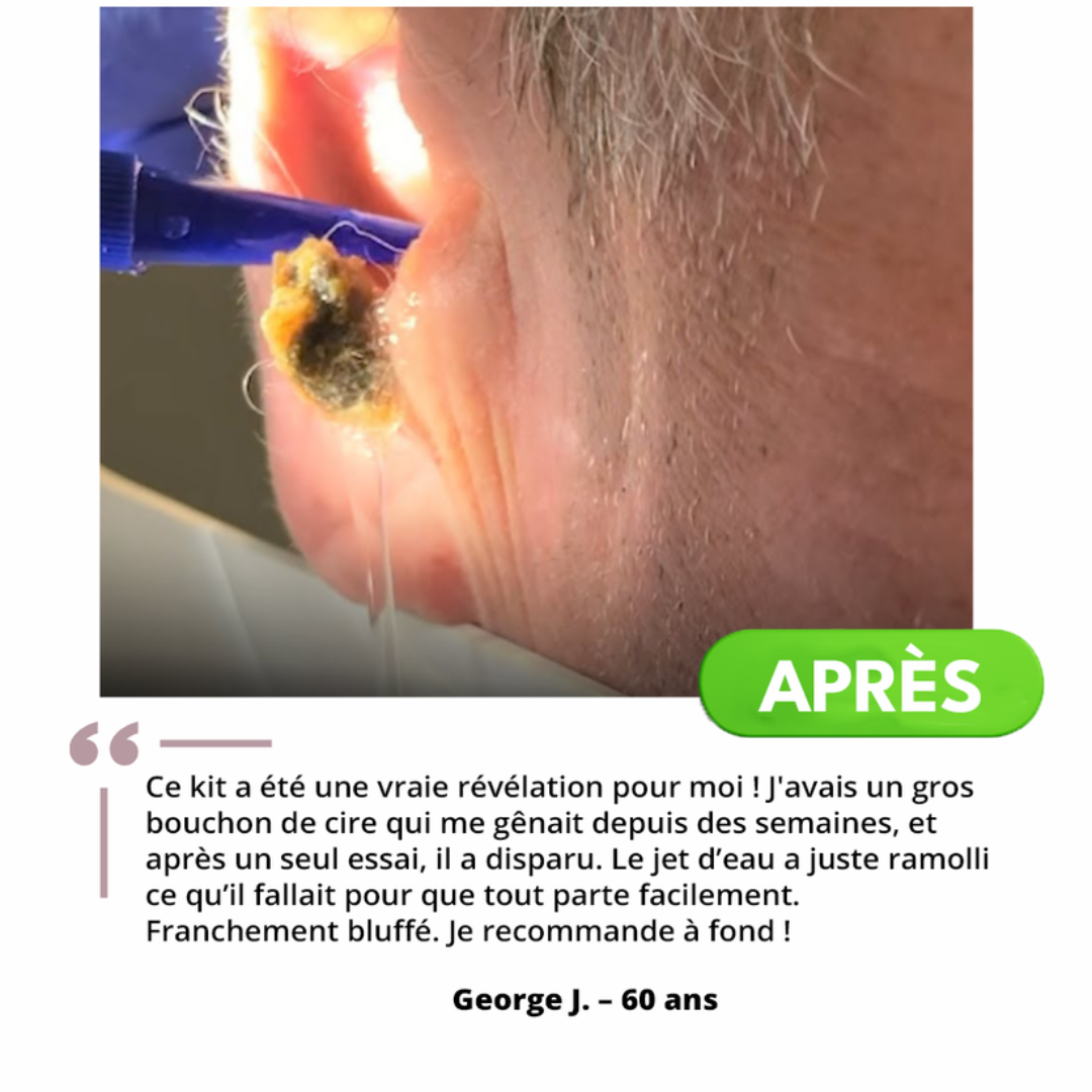 Nettoyant auriculaire doux et efficace