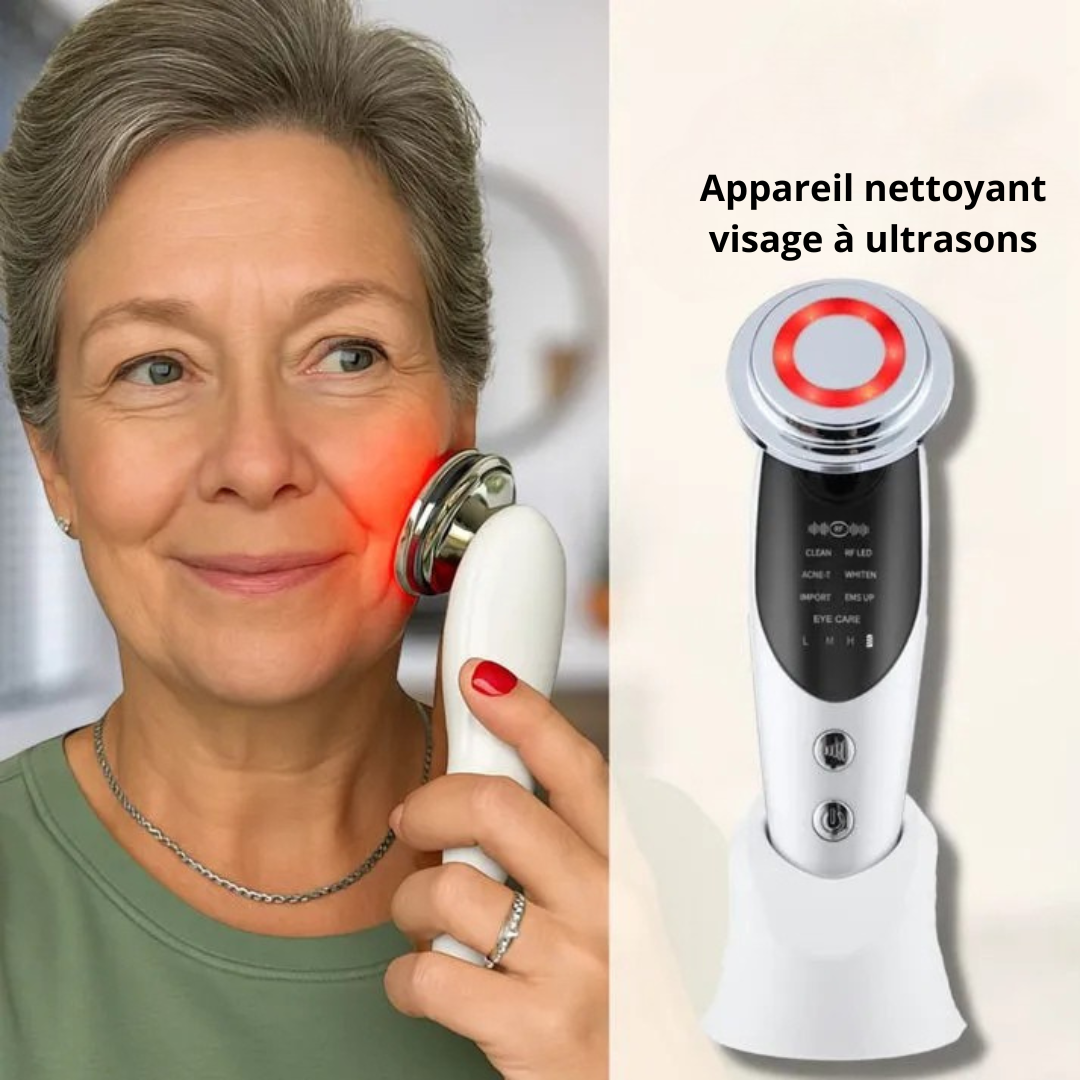 Appareil nettoyant visage à ultrasons