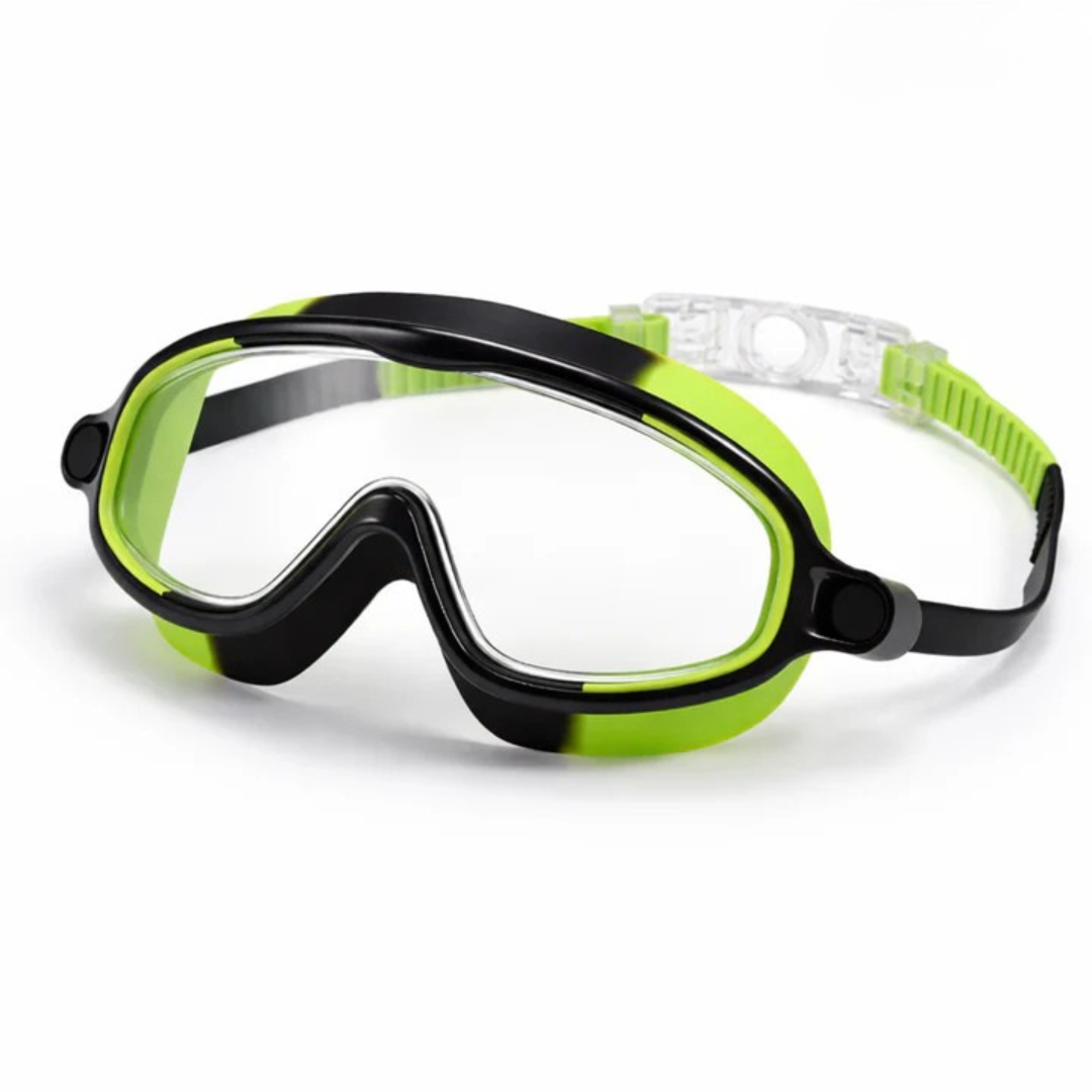 Lunettes de natation enfants à clip facile et anti-buée