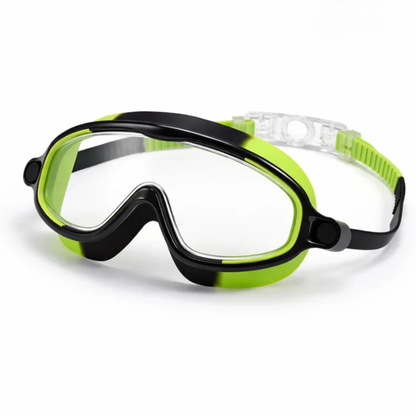 Lunettes de natation enfants à clip facile et anti-buée