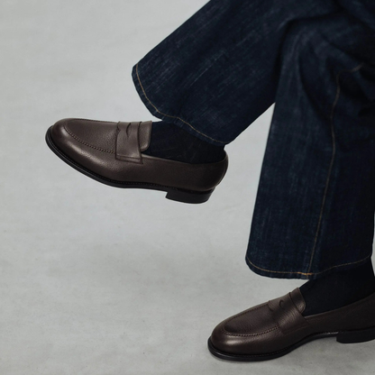 Elegante Herren-Leder-Mokassins