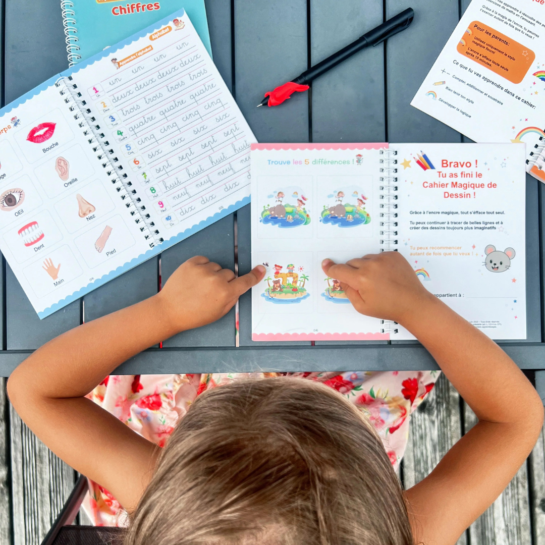 Coffret éducatif écriture et chiffres enfant