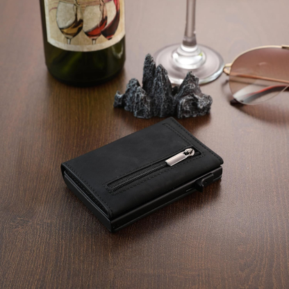 Elegante, kompakte RFID-Brieftasche