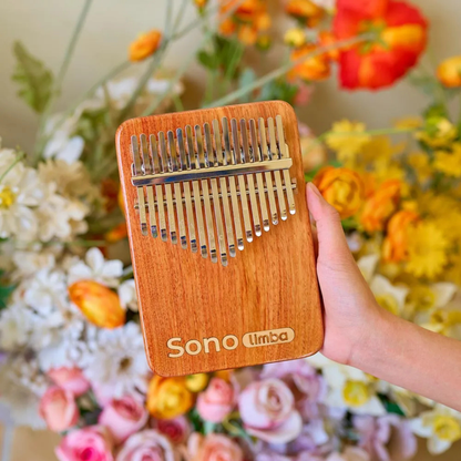 Kalimba en bois de corail africain