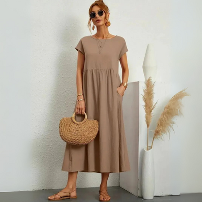 Robe d’été légère en coton fluide