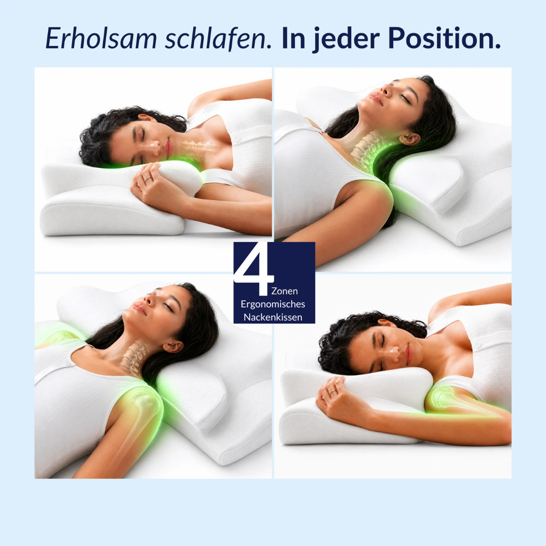 Oreiller cervical ergonomique mémoire de forme