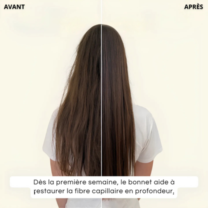 Bonnet de nuit en soie