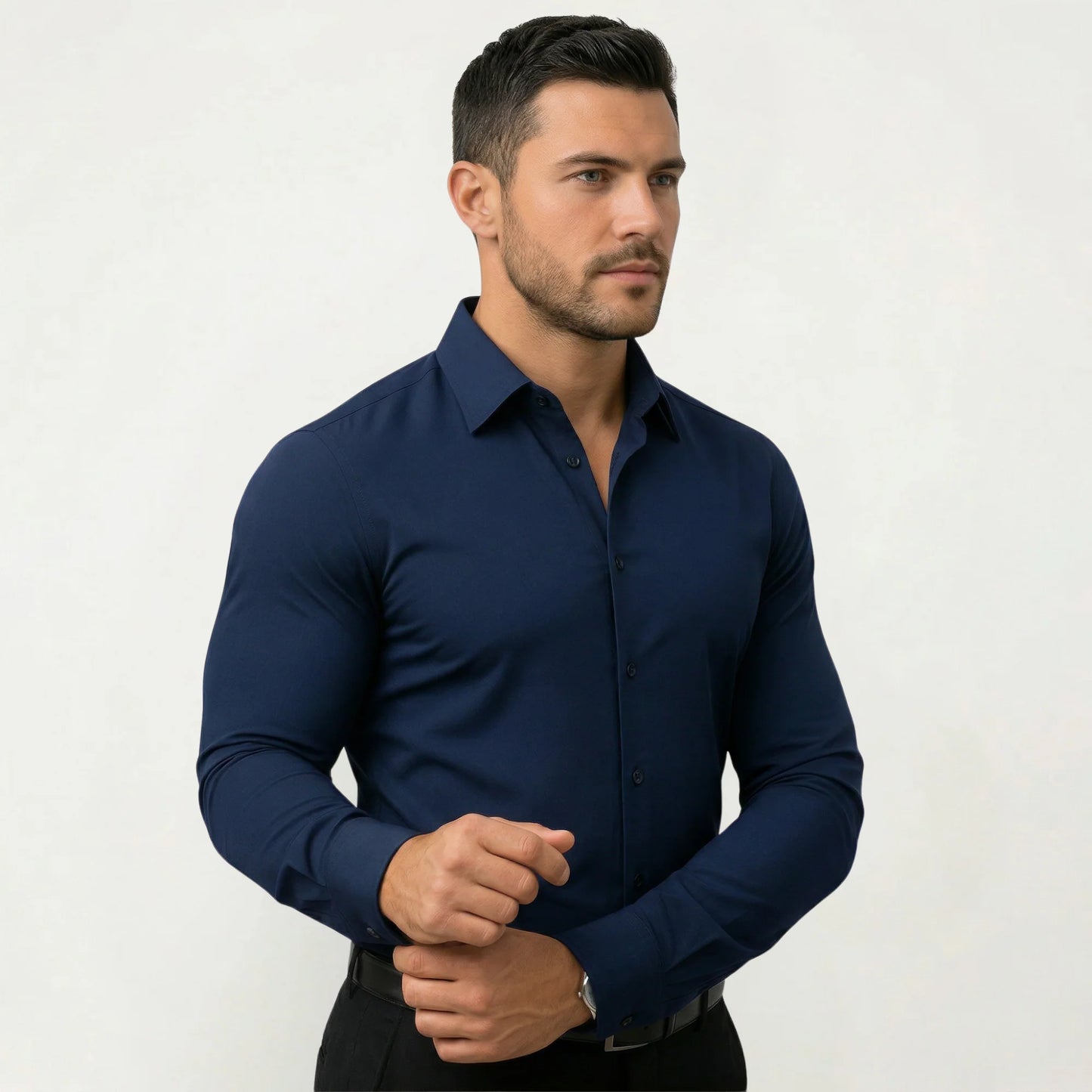 Chemise élégante sans repassage