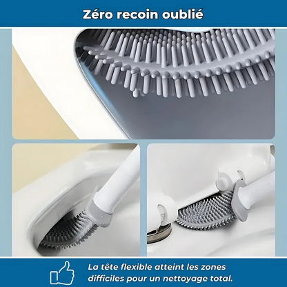 Brosse WC en silicone