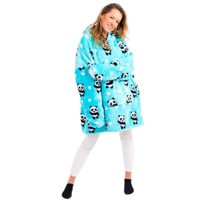 Plaid à Capuche Ultra Doux