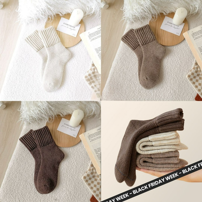 Dicke, weiche Wintersocken