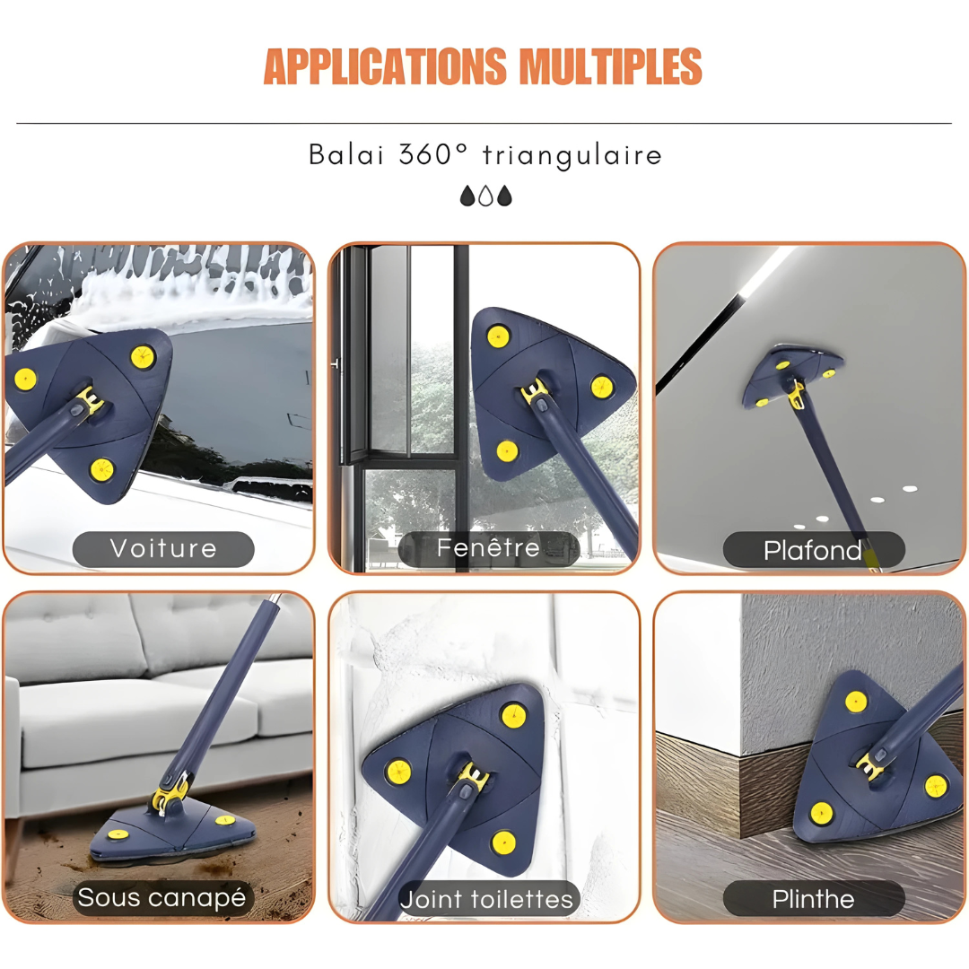 Balai de nettoyage 360°