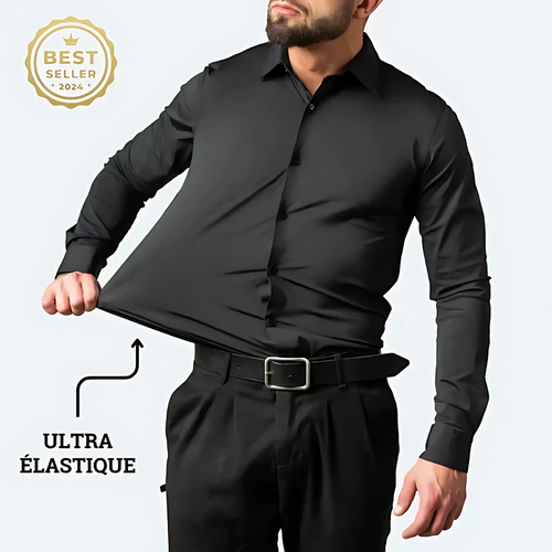Chemise Homme Infroissable Coupe Slim Confort Stretch