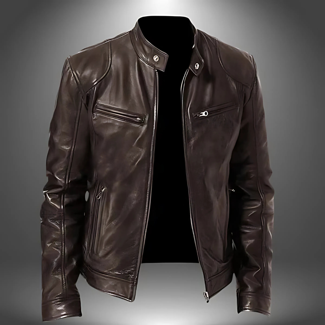 Veste en Cuir Artisanal Homme