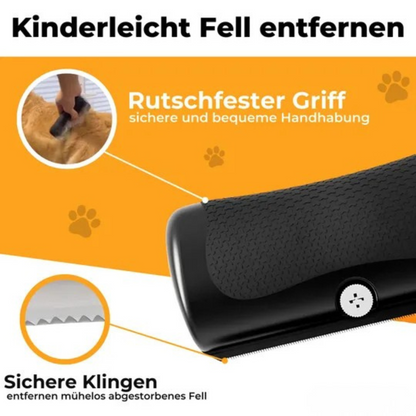 Selbstreinigende Bürste für Tiere