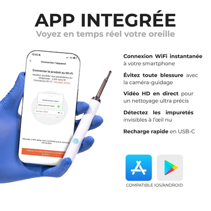 Otoscope Connecté Caméra HD