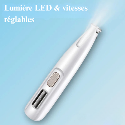 Tondeuse silencieuse pour soin des pattes