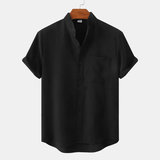 Chemise Homme Lin Décontractée Été