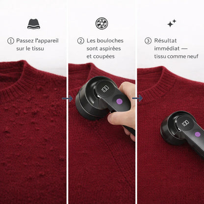 Éliminateur de Peluches Rechargeable 2.0