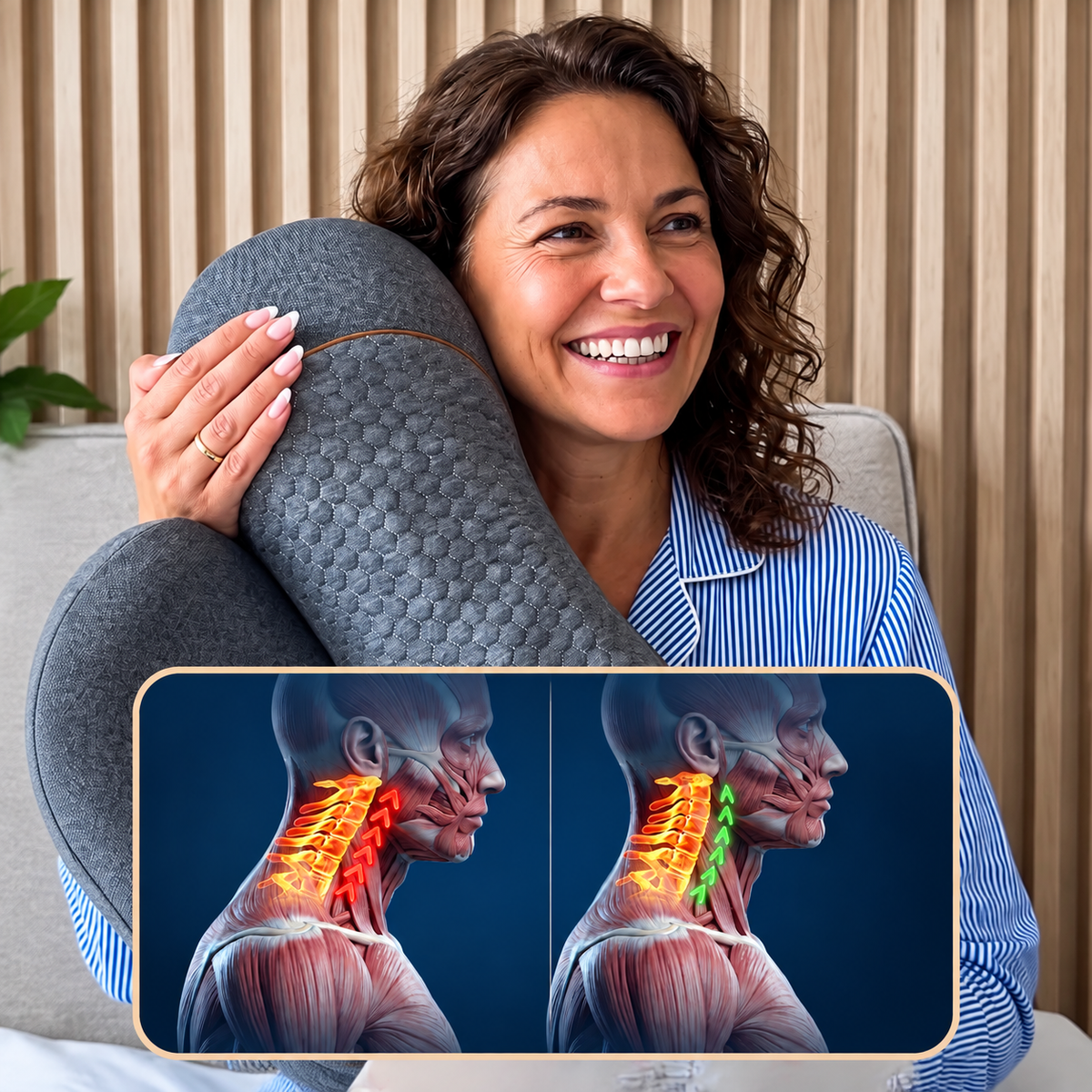 Coussin de Massage Cervical Multifonction