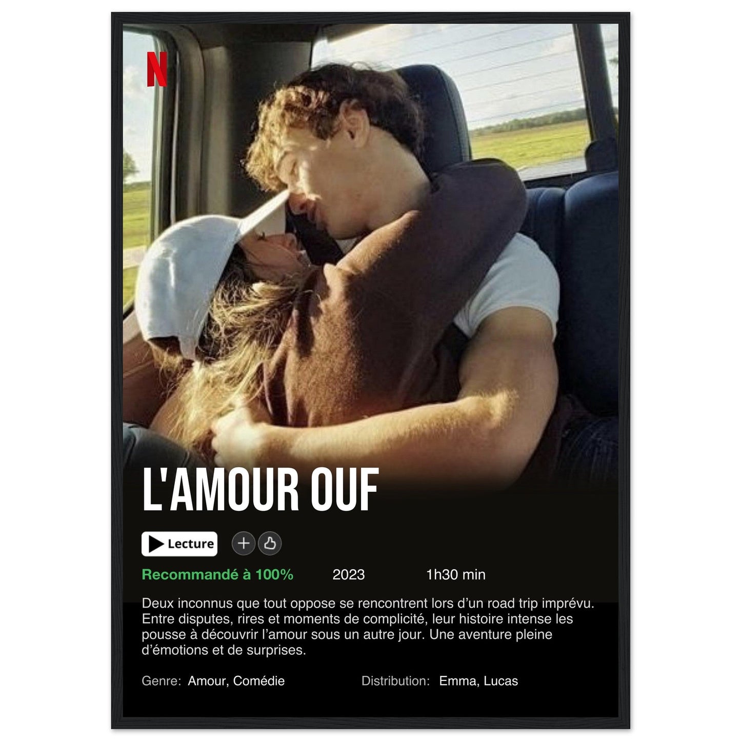 Affiche Netflix Personnalisée