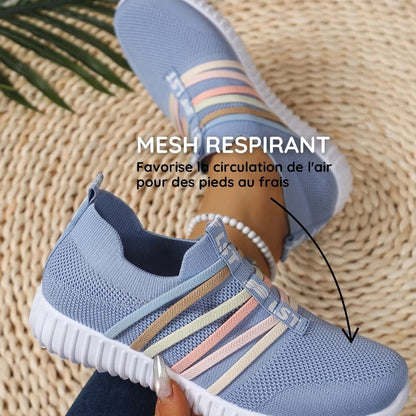 Sneakers sans lacets légères et respirantes