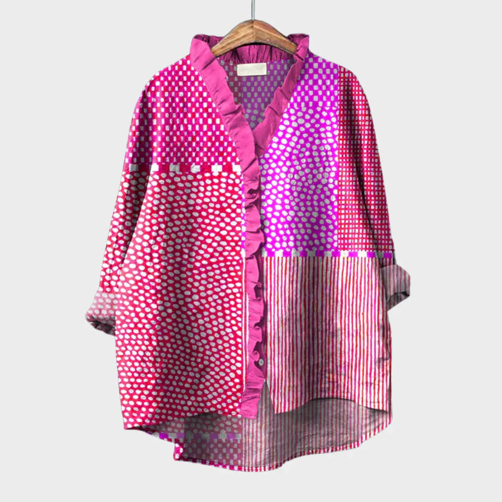 Blouse d'été élégante en lin