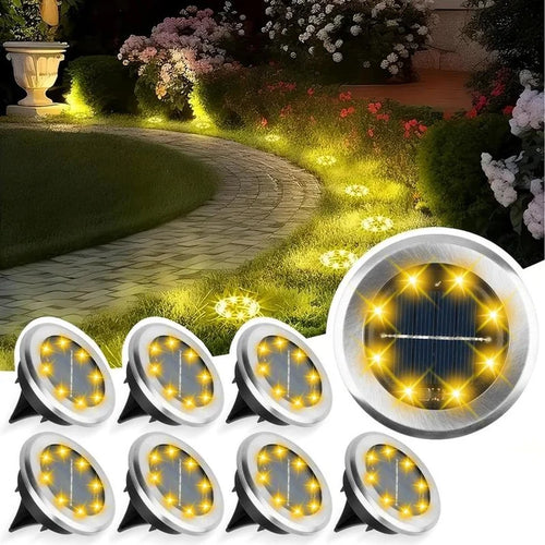 Lampe solaire extérieure LED en acier