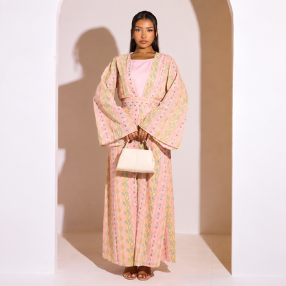 Elegantes Set aus Abaya und Kimono