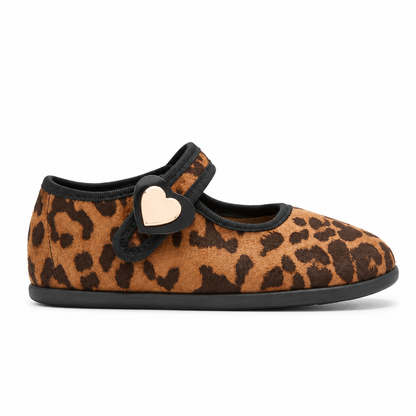 Barefoot-Ballerinas mit Leopardenmuster für Kinder