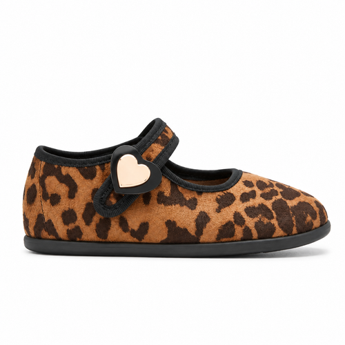 Barefoot-Ballerinas mit Leopardenmuster für Kinder