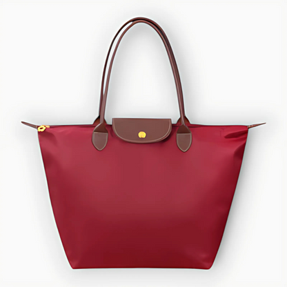 Elegante Oxford-Tasche mit Ledergriffen