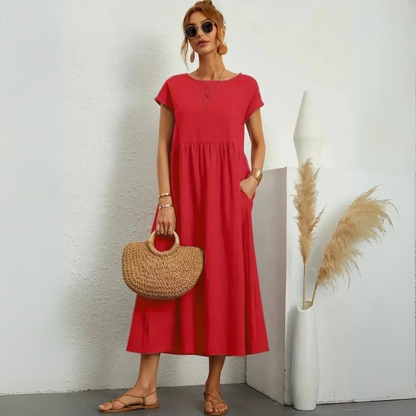 Robe d’été légère en coton fluide