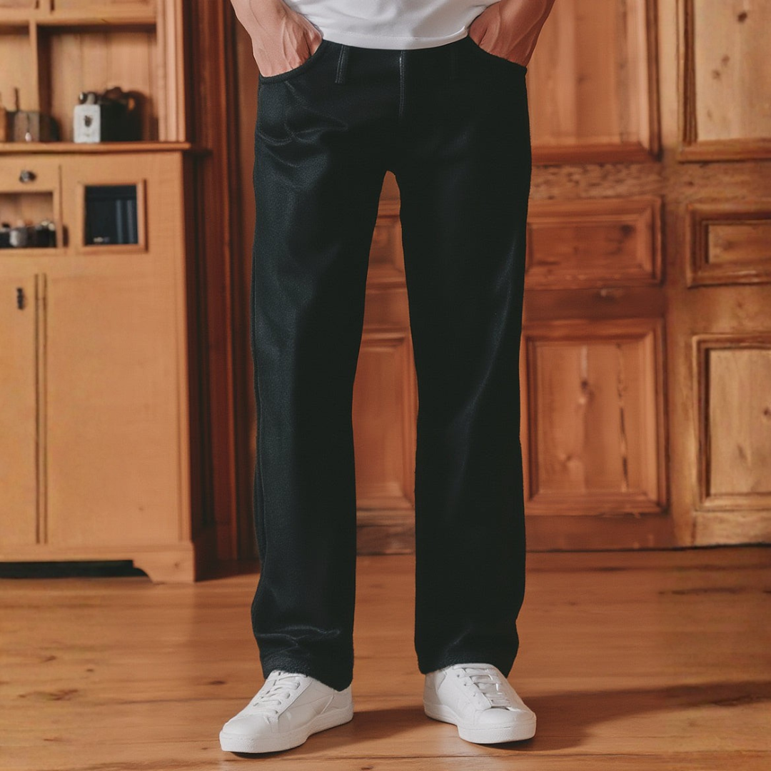 Herrenjeans mit Fleecefutter